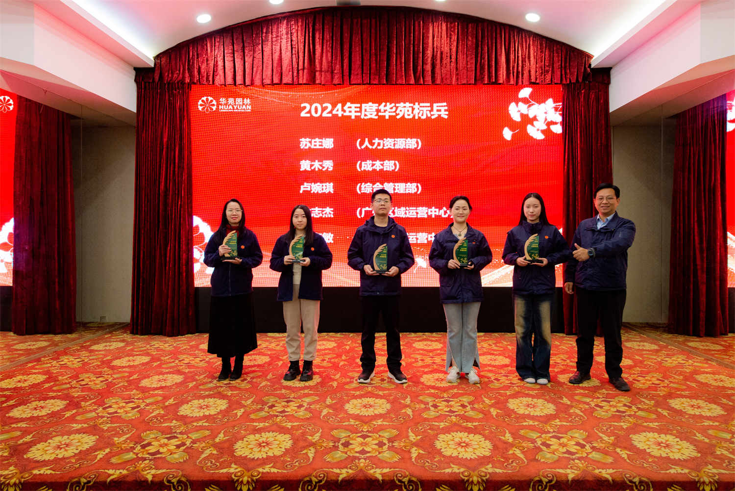 華苑園林2025年新春午宴暨2024年評優(yōu)頒獎(jiǎng)儀式